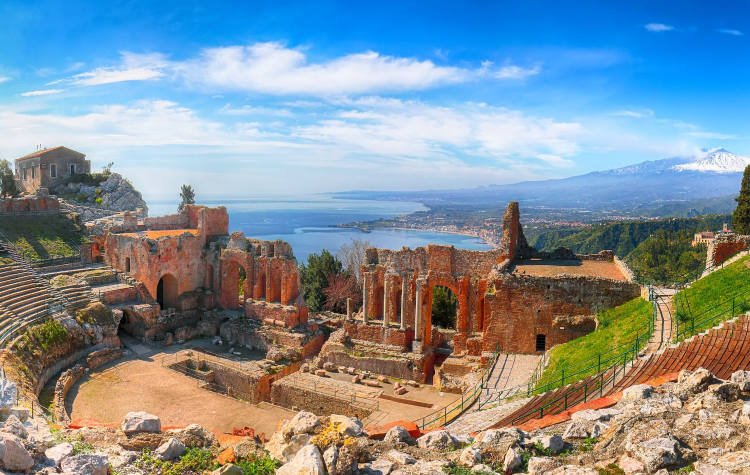 Ancient Greek Theatre of Taormina, Sicily