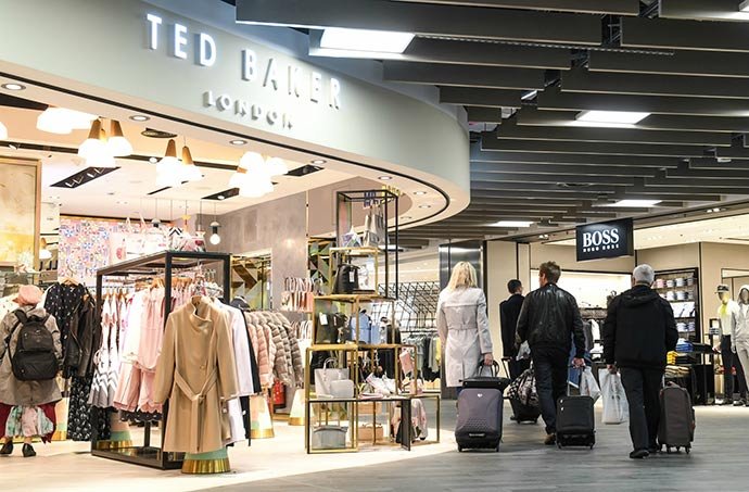 Ted Baker, Airport Shopping